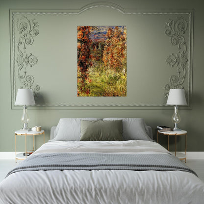 The House among the Roses 2 - claude monet Brushed Aluminum Print - 70x100 cm / 28x40 inches | claude monet Aluminum Print | claude monet Prints