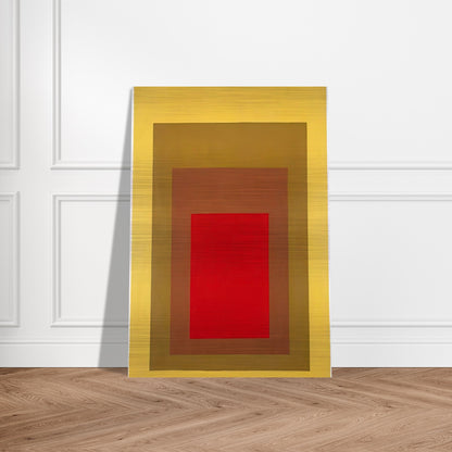 HOMAGE TO THE SQUARE 1967 1 - Josef Albers Brushed Aluminum Print - 70x100 cm / 28x40 inches | Josef Albers Aluminum Print | Josef Albers Prints