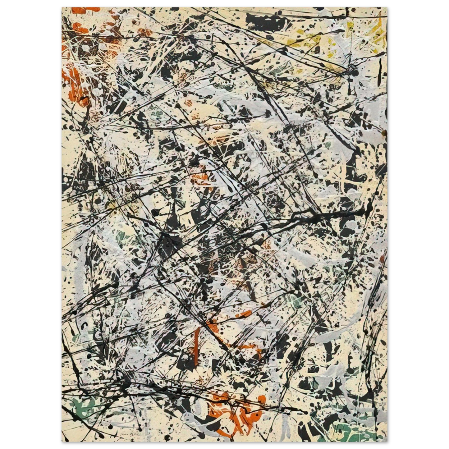 Jackson Pollock - NUMBER 32 1947  75x100 cm / 30x40inches Fine Art Poster