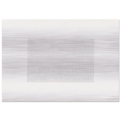 Vertical Lines, Not Touching - Sol LeWitt Brushed Aluminum Print - 70x100 cm / 28x40 inches | Sol LeWitt Aluminum Print | Sol LeWitt Prints