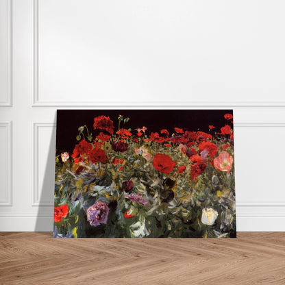 Poppies - John Singer Sargent Brushed Aluminum Print - 70x100 cm / 28x40 inches | John Singer Sargent Aluminum Print | John Singer Sargent Prints