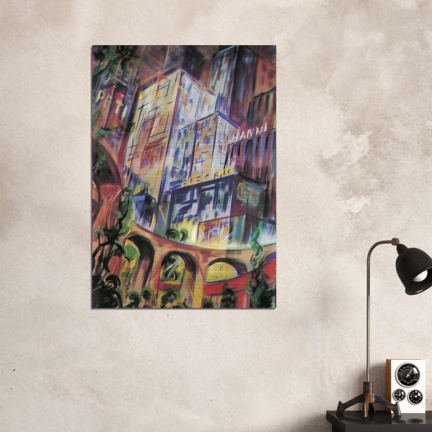 Untitled - Expressionism - Konrad Zuse Brushed Aluminum Print - 70x100 cm / 28x40 inches | Konrad Zuse Aluminum Print | Konrad Zuse Prints