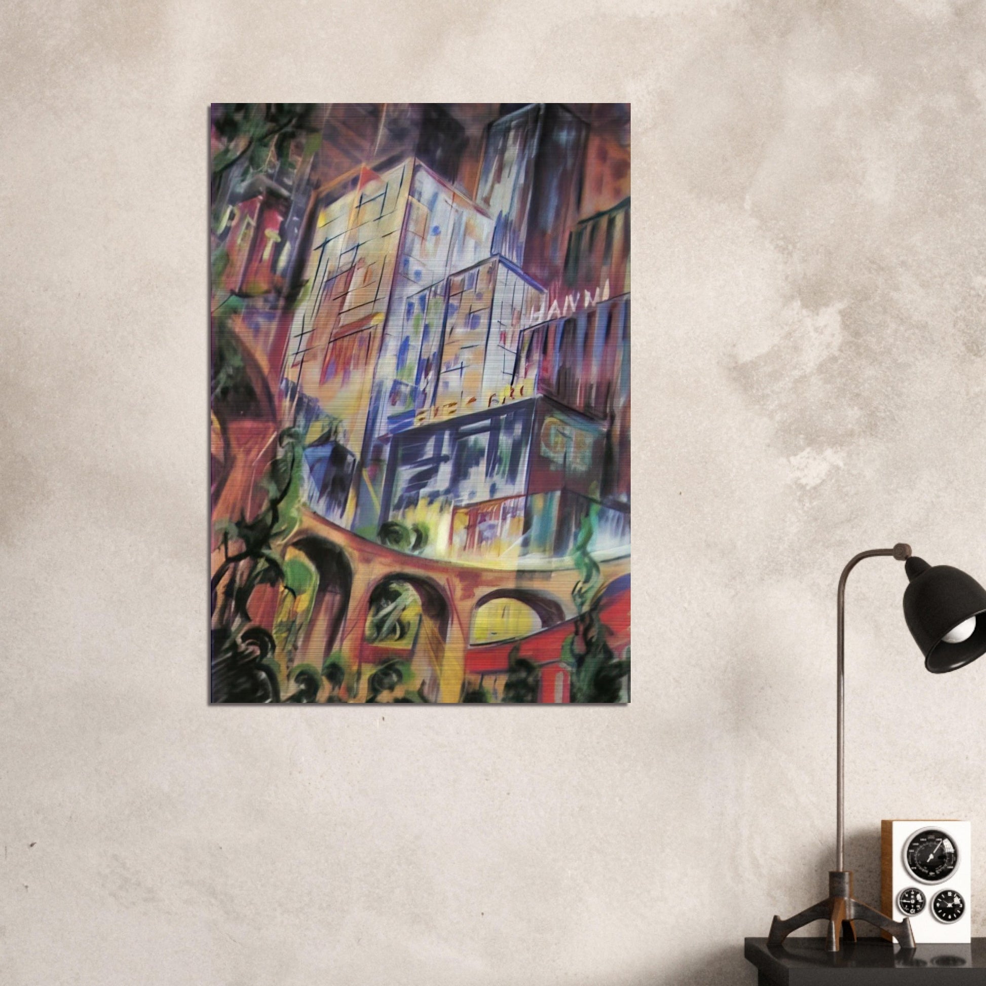 Untitled - Expressionism - Konrad Zuse Brushed Aluminum Print - 70x100 cm / 28x40 inches | Konrad Zuse Aluminum Print | Konrad Zuse Prints