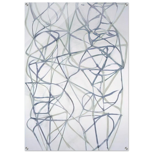Couplet III - 1989 - Brice Marden Acrylic Print - 70x100 cm / 28x40″ inches | Brice Marden Wall Art | Brice Marden Prints