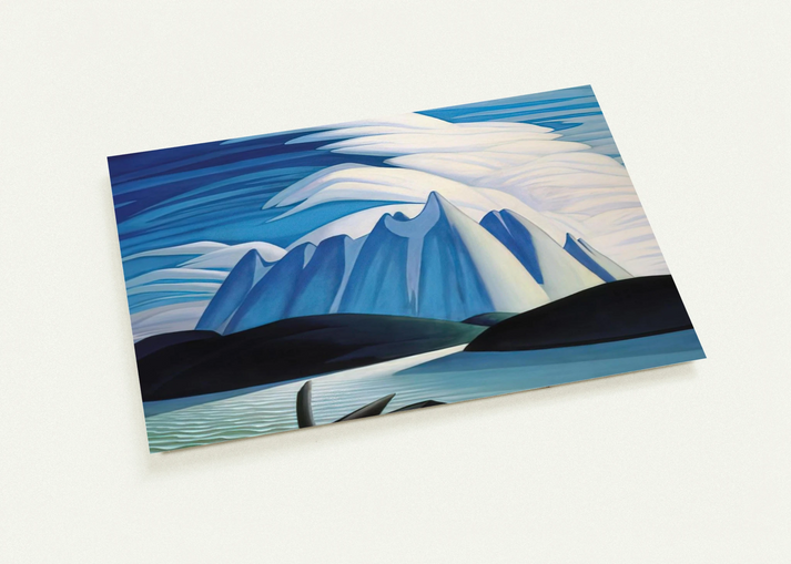 Lake and Mountains - 1928 By Lawren Harris Pack of 10 Post Cards | Lawren Harris Post Cards | A6 (10.5 x 14.8 cm) - 4.1 x 5.8 inches