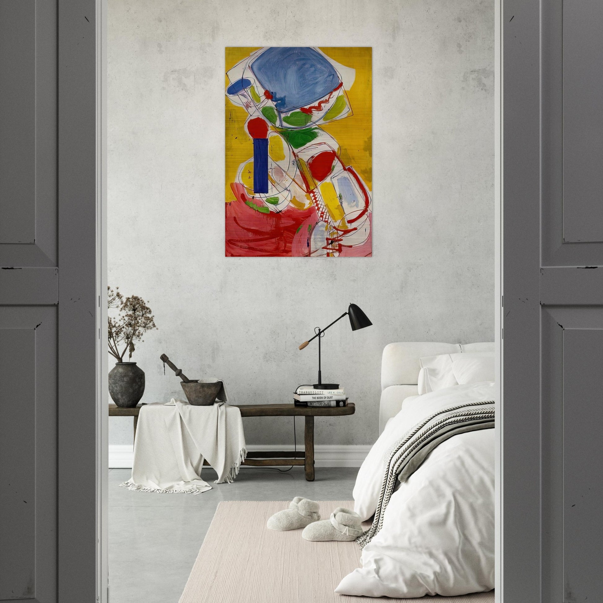 Solstice - Hans Hofmann Brushed Aluminum Print - 70x100 cm / 28x40 inches | Hans Hofmann Aluminum Print | Hans Hofmann Prints