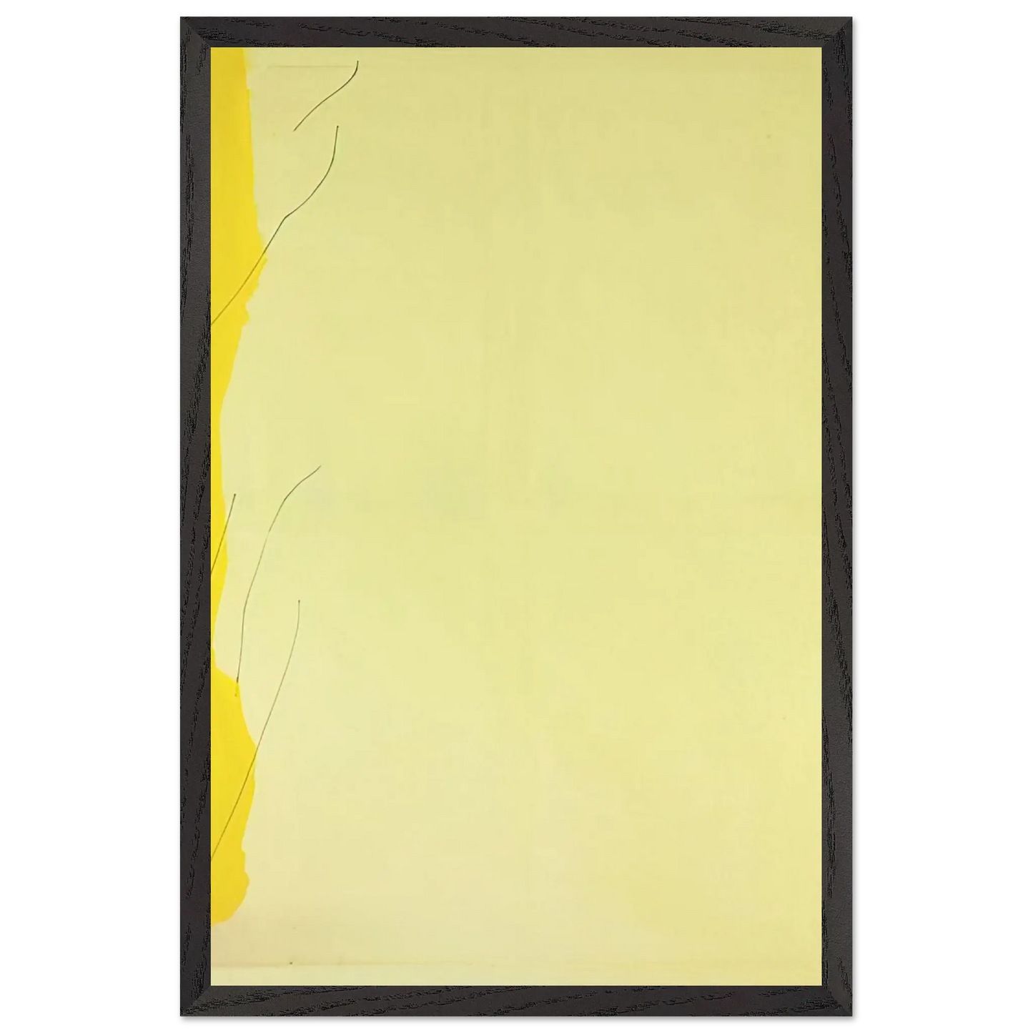 Helen Frankenthaler - Distillation - 1973 Wall art - A1 (59.4 x 84.1  cm) - Premium Wooden Framed Poster With Fine Art Paper - White frame