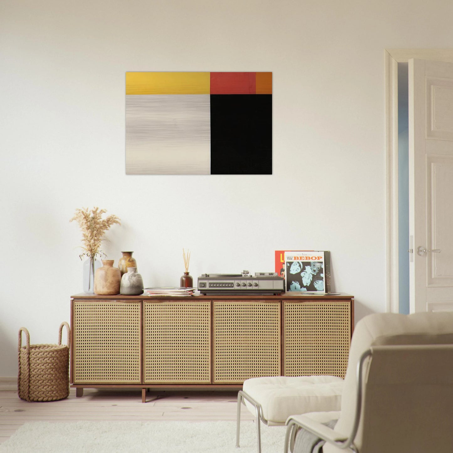 Study for Tiger - Ellsworth Kelly Brushed Aluminum Print - 70x100 cm / 28x40 inches | Ellsworth Kelly Aluminum Print | Ellsworth Kelly Prints