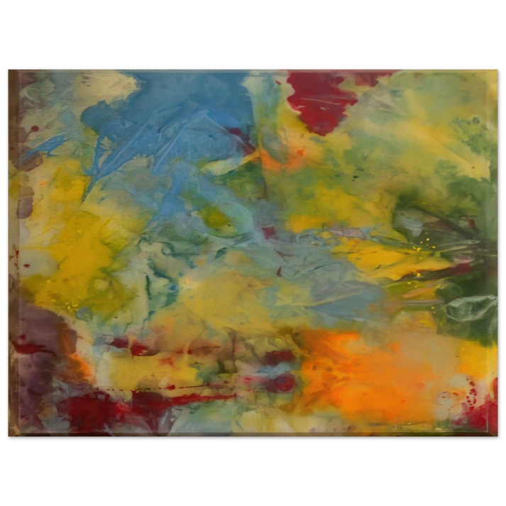 Sam Gilliam - Blue Swirl  75x100 cm / 30x40inches Fine Art Poster