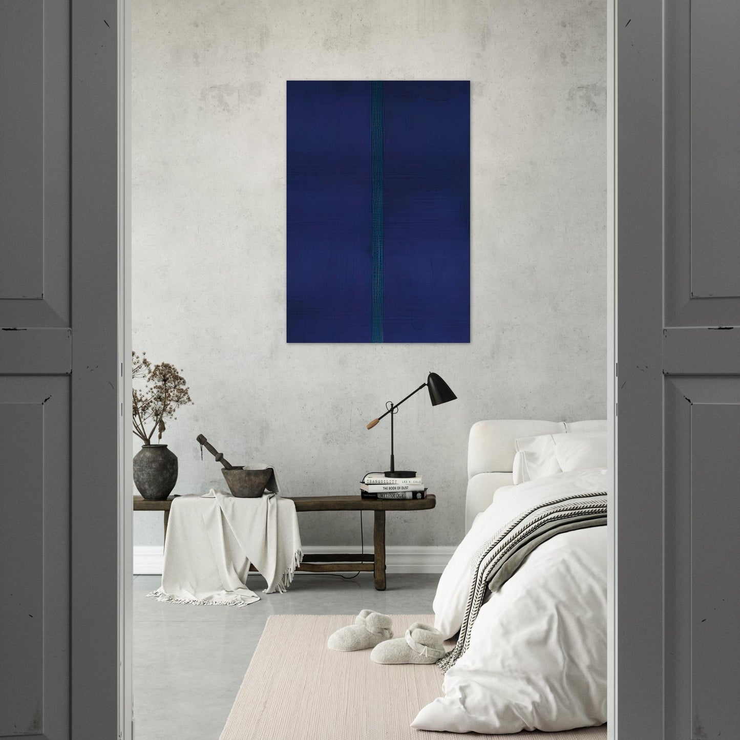 Onement V - Barnett Newman Brushed Aluminum Print - 70x100 cm / 28x40 inches | Barnett Newman Aluminum Print | Barnett Newman Prints