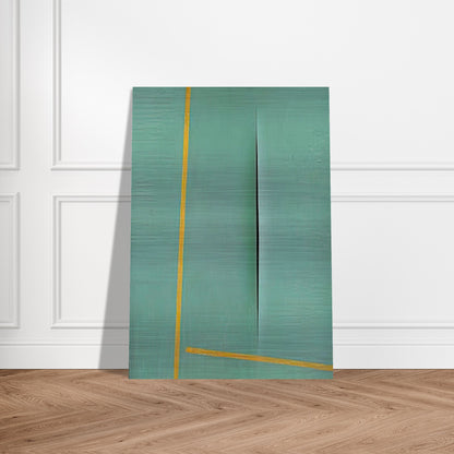 Concept Spatiale - 1964 - Lucio Fontana Brushed Aluminum Print - 70x100 cm / 28x40 inches | Lucio Fontana Aluminum Print | Lucio Fontana Prints