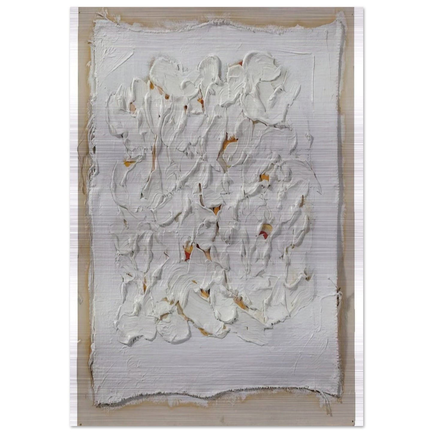 Untitled - Robert Ryman Brushed Aluminum Print - 70x100 cm / 28x40 inches | Robert Ryman Aluminum Print | Robert Ryman Prints