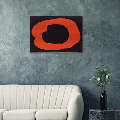 Untitled - Art Informel, Minimalism - Jiro Yoshihara Brushed Aluminum Print - 70x100 cm / 28x40 inches | Jiro Yoshihara Aluminum Print | Jiro Yoshihara Prints