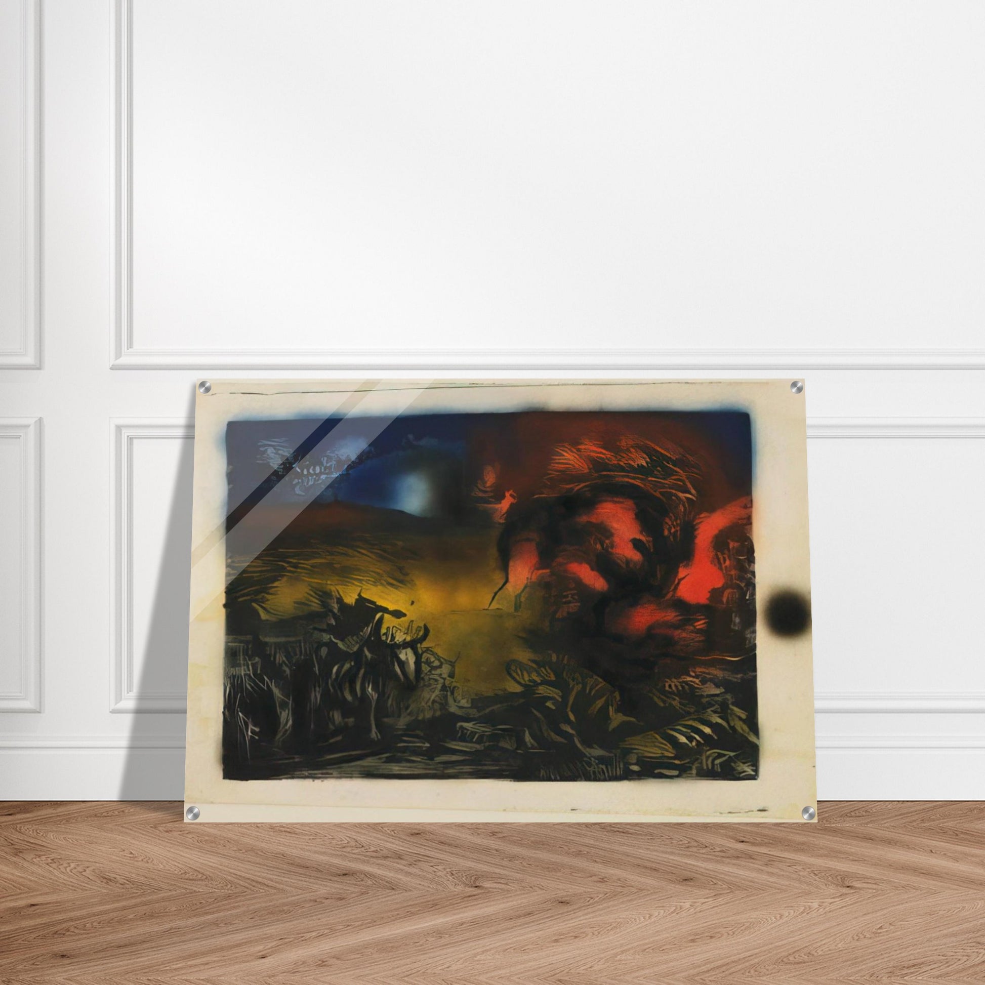 LANDSCAPE WITH STEER 1937 - Jackson Pollock Acrylic Print - 70x100 cm / 28x40″ inches