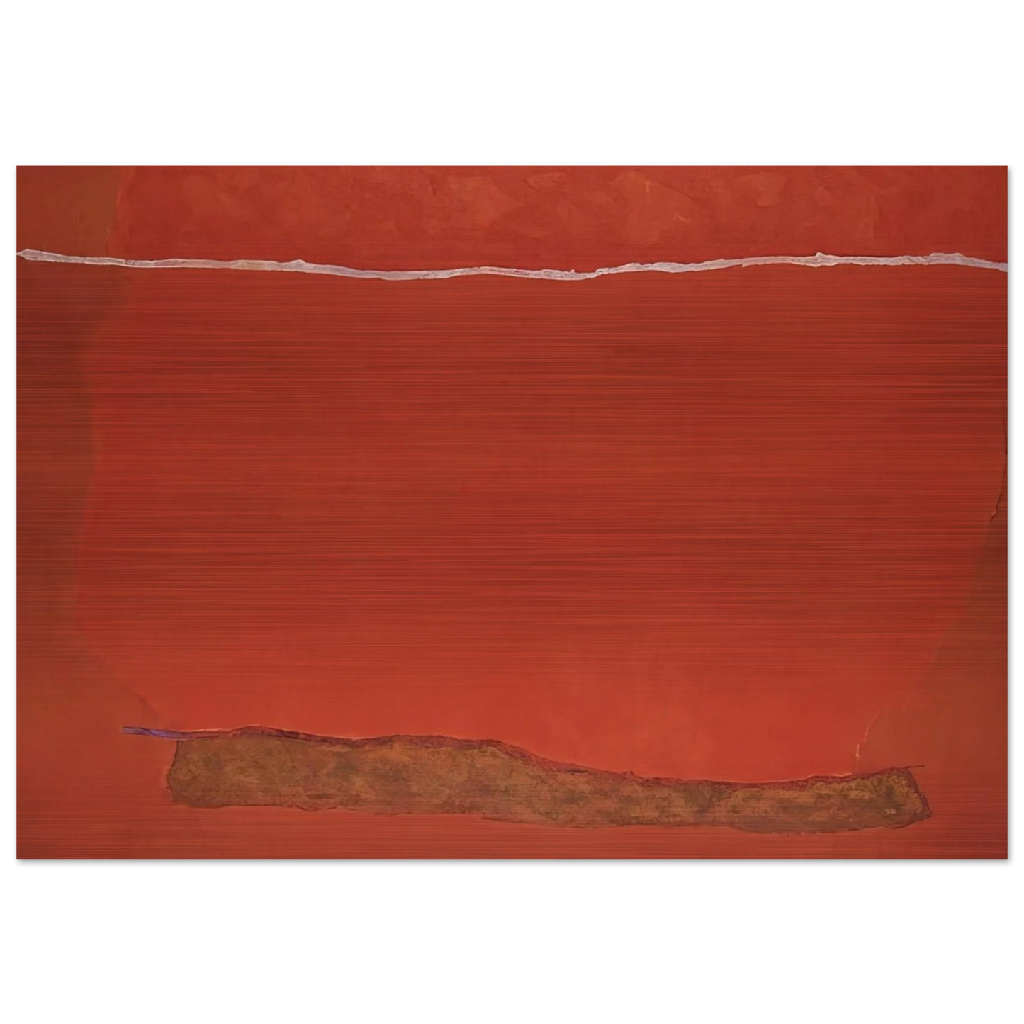 Infinity Field, Lefkada Series - Color Field Painting - Theodoros Stamos Brushed Aluminum Print - 70x100 cm / 28x40 inches | Theodoros Stamos Aluminum Print | Theodoros Stamos Prints