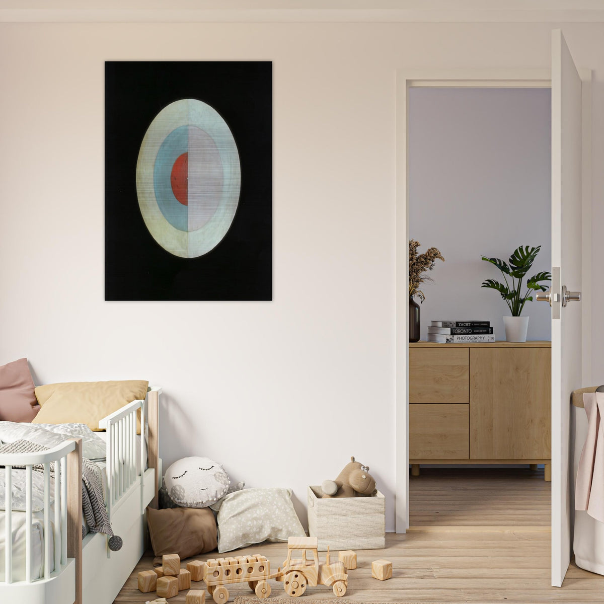 THE SWAN NO 16 1915 - Hilma af Klint Brushed Aluminum Print - 70x100 cm / 28x40 inches | Hilma af Klint Aluminum Print | Hilma af Klint Prints