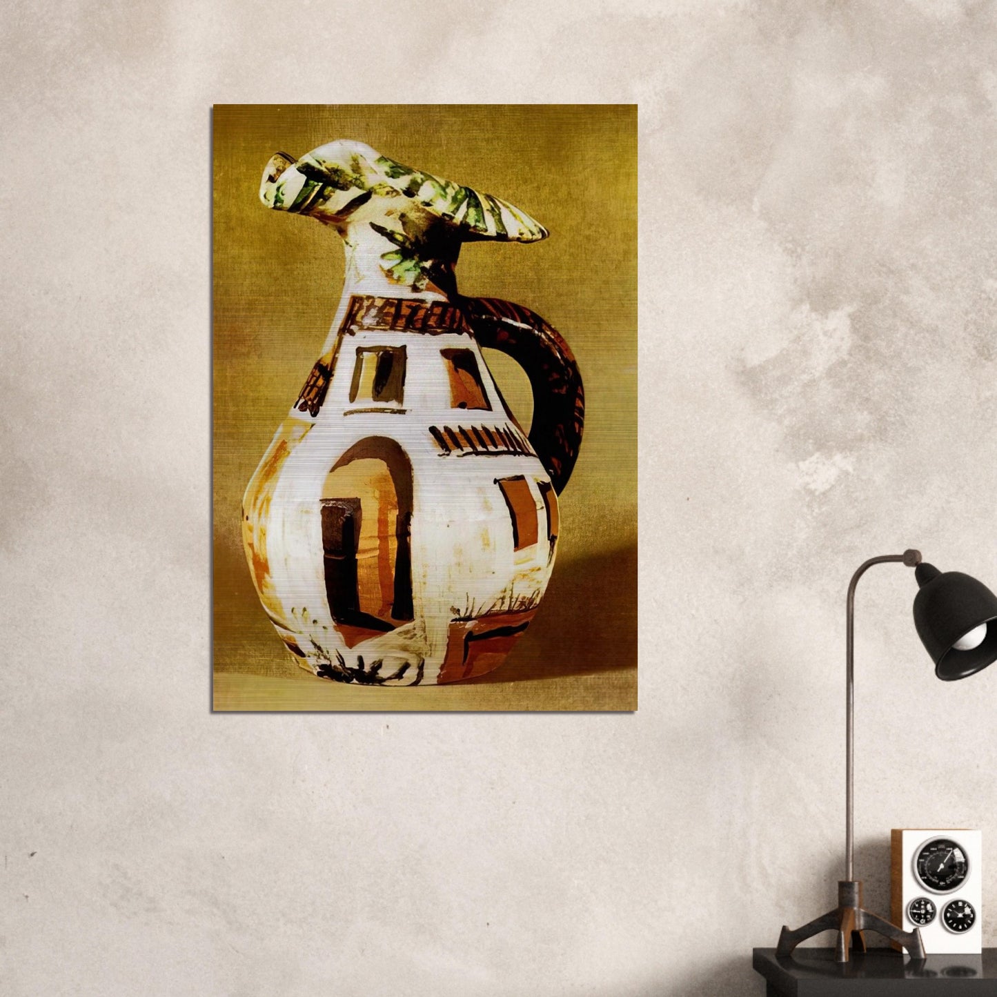 Jug with handle - Pablo Picasso Brushed Aluminum Print - 70x100 cm / 28x40 inches | Pablo Picasso Aluminum Print | Pablo Picasso Prints