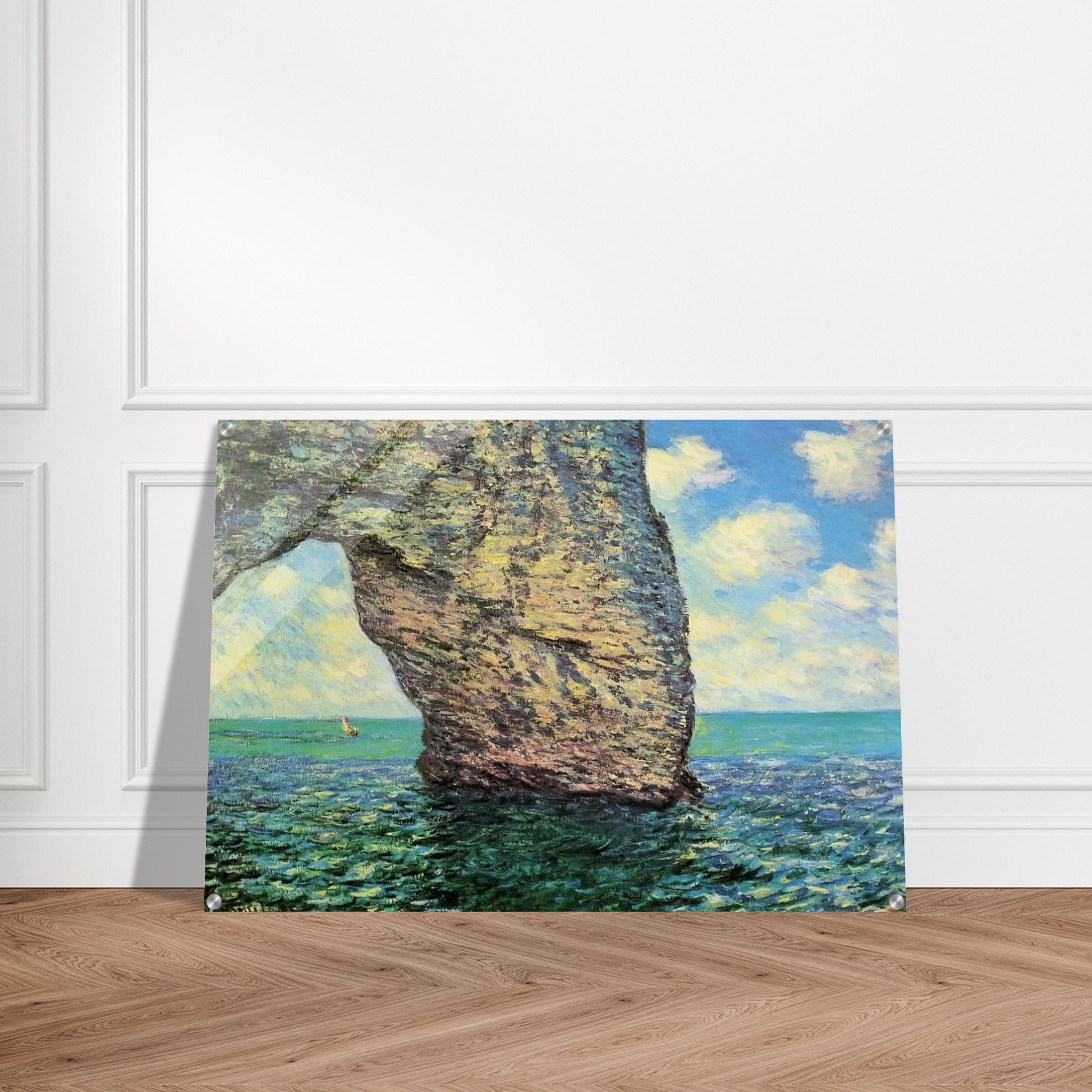 The Manneport at High Tide - claude monet Acrylic Print - 70x100 cm / 28x40″ inches