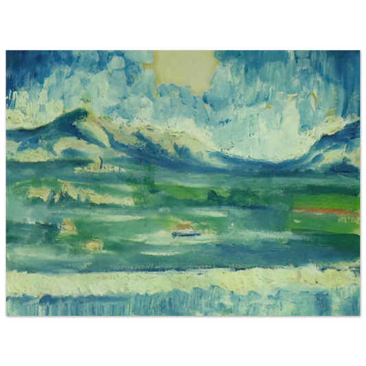 Salvador Dali - LANDSCAPE NEAR AMPURDAN 2  75x100 cm / 30x40inches Fine Art Poster