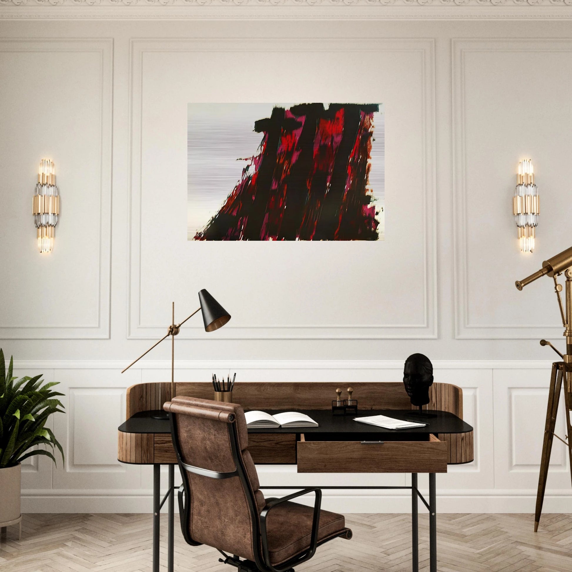 Le Crucifiement - 1978 - Alfred Manessier Brushed Aluminum Print - 70x100 cm / 28x40 inches | Alfred Manessier Aluminum Print | Alfred Manessier Prints