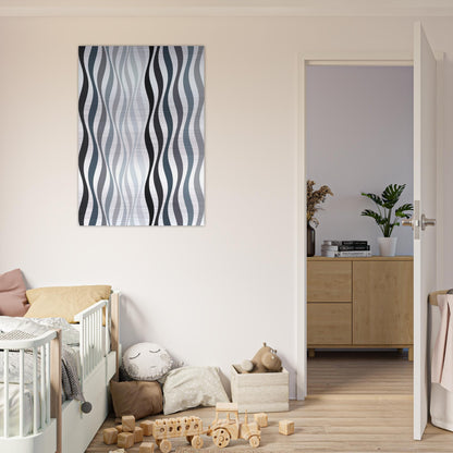 ARREST 2 1965 - Bridget Riley Brushed Aluminum Print - 70x100 cm / 28x40 inches | Bridget Riley Aluminum Print | Bridget Riley Prints