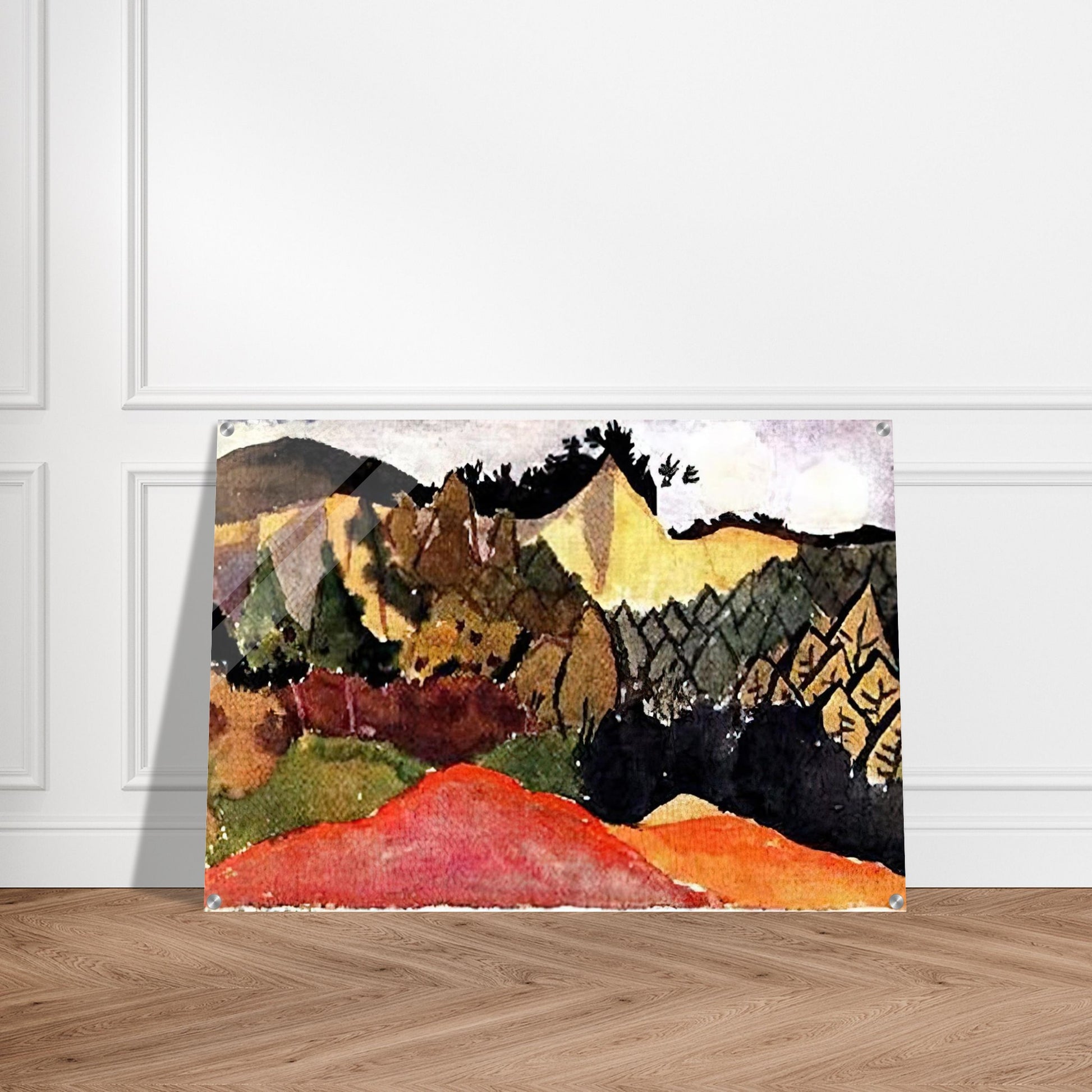 IN THE QUARRY - Paul Klee Acrylic Print - 70x100 cm / 28x40″ inches | Paul Klee Wall Art | Paul Klee Prints