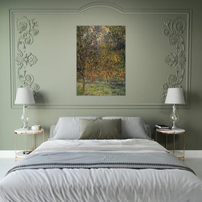 Under the Lemon Trees - claude monet Brushed Aluminum Print - 70x100 cm / 28x40 inches | claude monet Aluminum Print | claude monet Prints