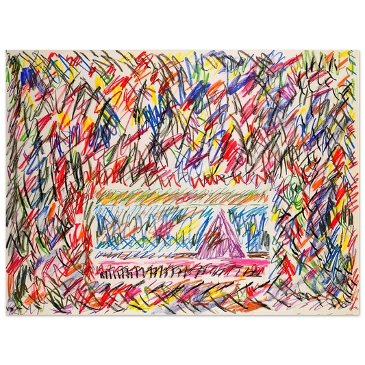 Sam Gilliam - Coffee Thyme  75x100 cm / 30x40inches Fine Art Poster