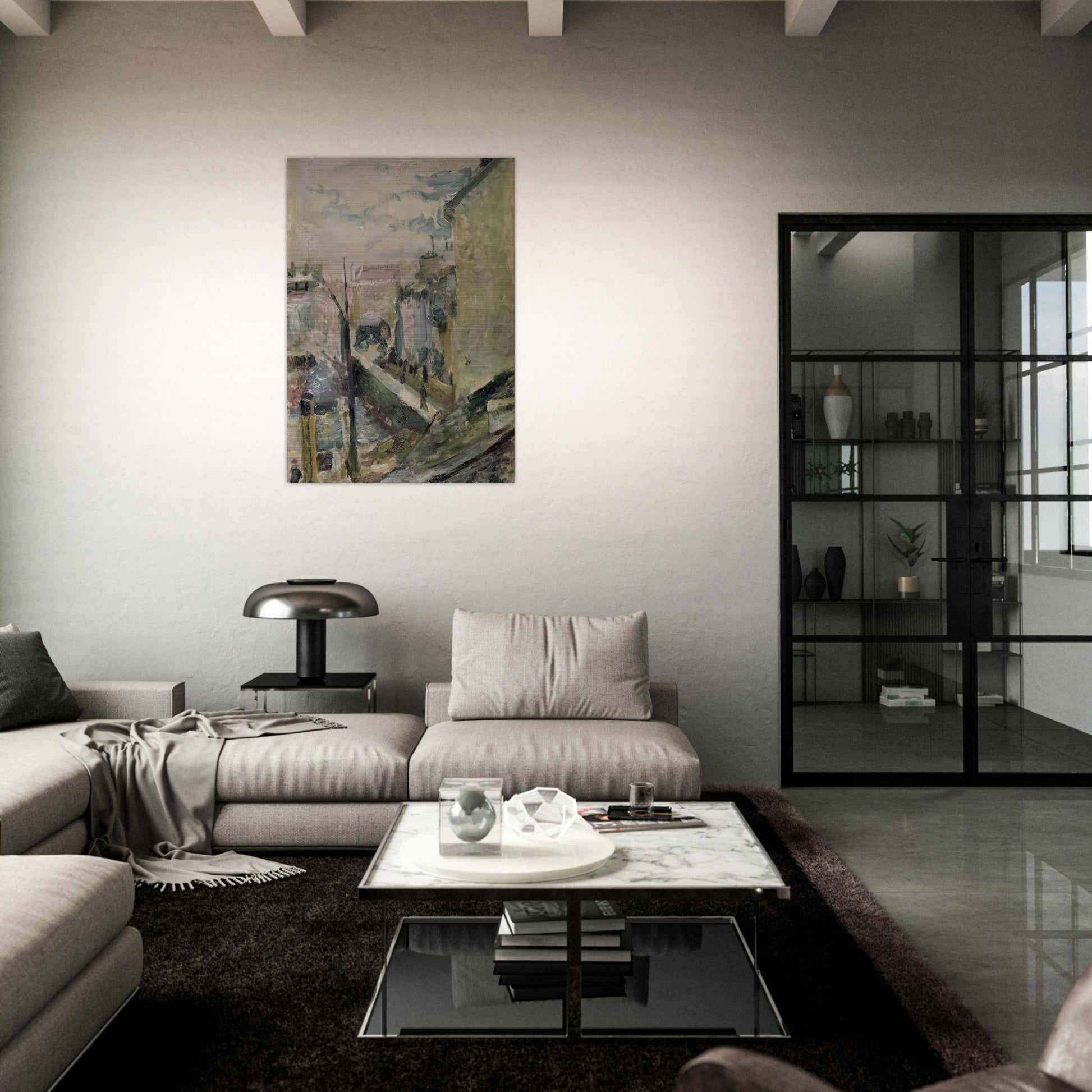 BELLE ILE - Henri Matisse Brushed Aluminum Print - 70x100 cm / 28x40 inches | Henri Matisse Aluminum Print | Henri Matisse Prints