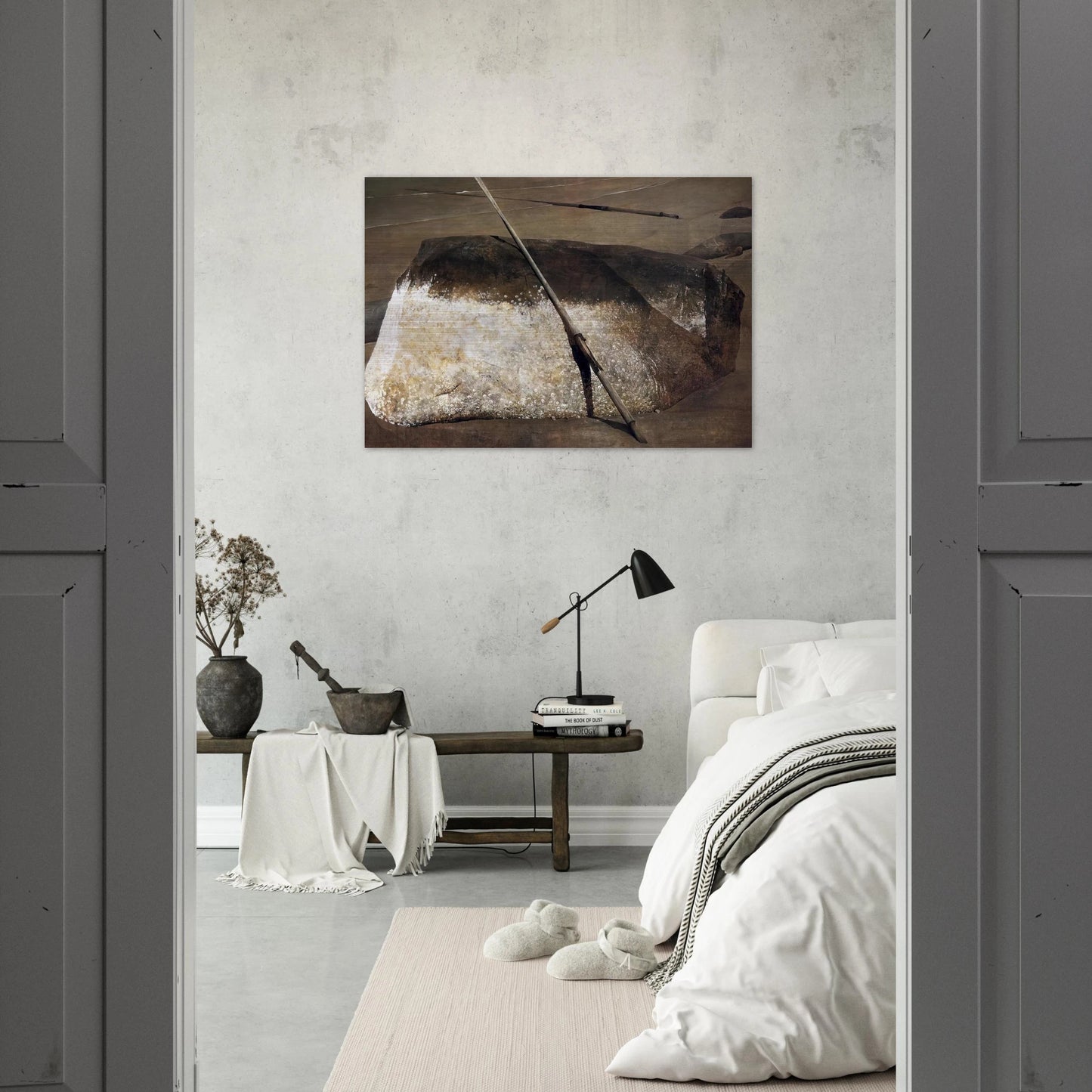 NOT DETECTED 38 - Andrew Wyeth Brushed Aluminum Print - 70x100 cm / 28x40 inches | Andrew Wyeth Aluminum Print | Andrew Wyeth Prints