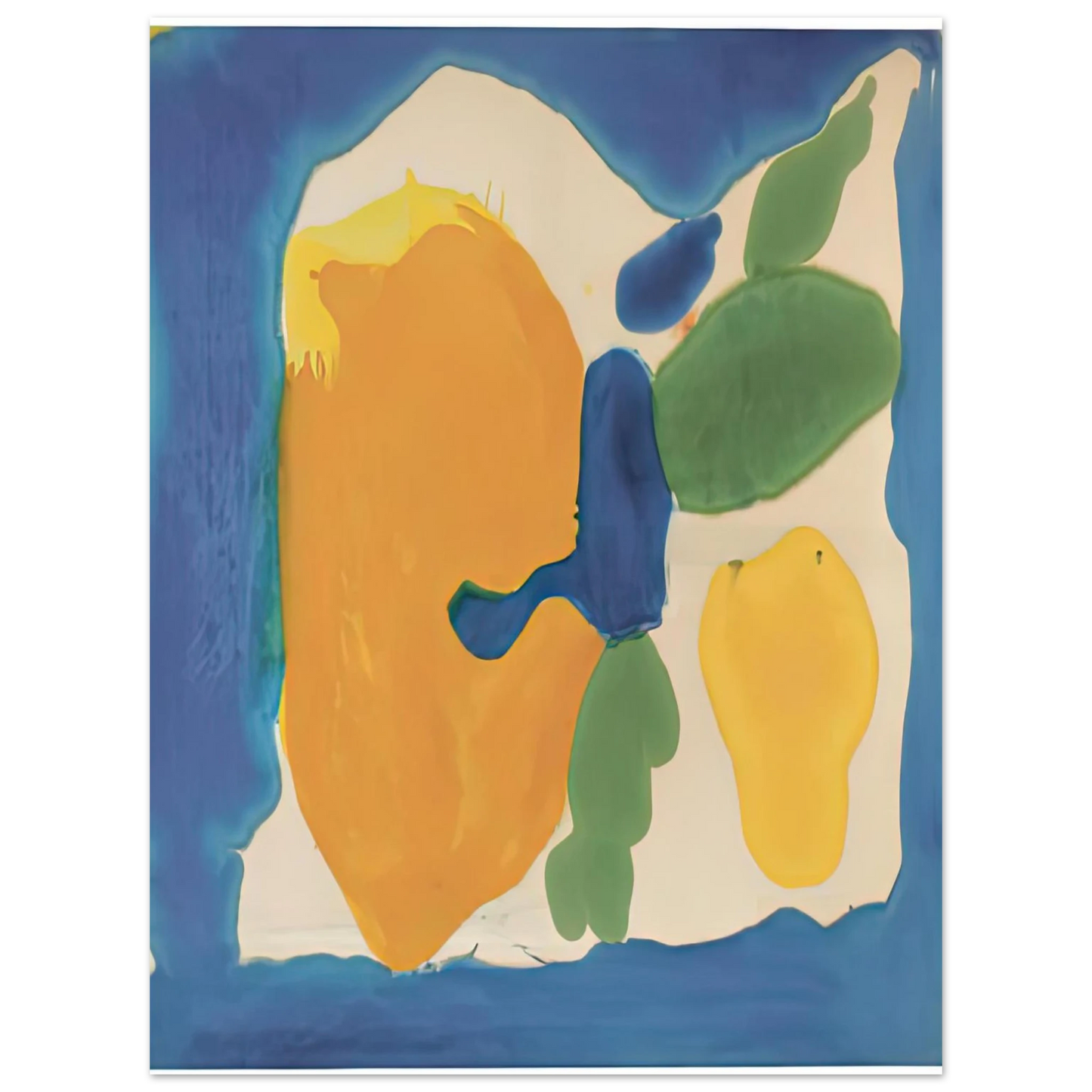 Helen Frankenthaler - Provincetown Window, 1963-64- Wall Art - 21x29.7 cm / 8x12" - Fine Art Poster-canvas - -