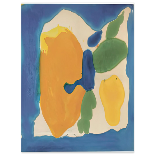 Helen Frankenthaler - Provincetown Window, 1963-64- Wall Art - 21x29.7 cm / 8x12" - Fine Art Poster-canvas - -