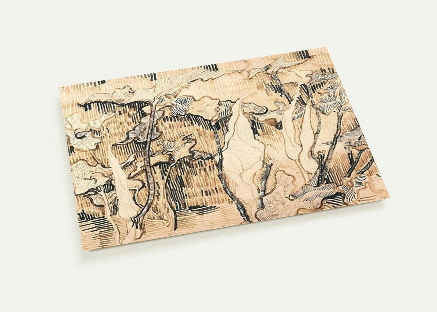 Arums By Vincent van Gogh Pack of 10 Post Cards | Vincent van Gogh Post Cards | A6 (10.5 x 14.8 cm) - 4.1 x 5.8 inches