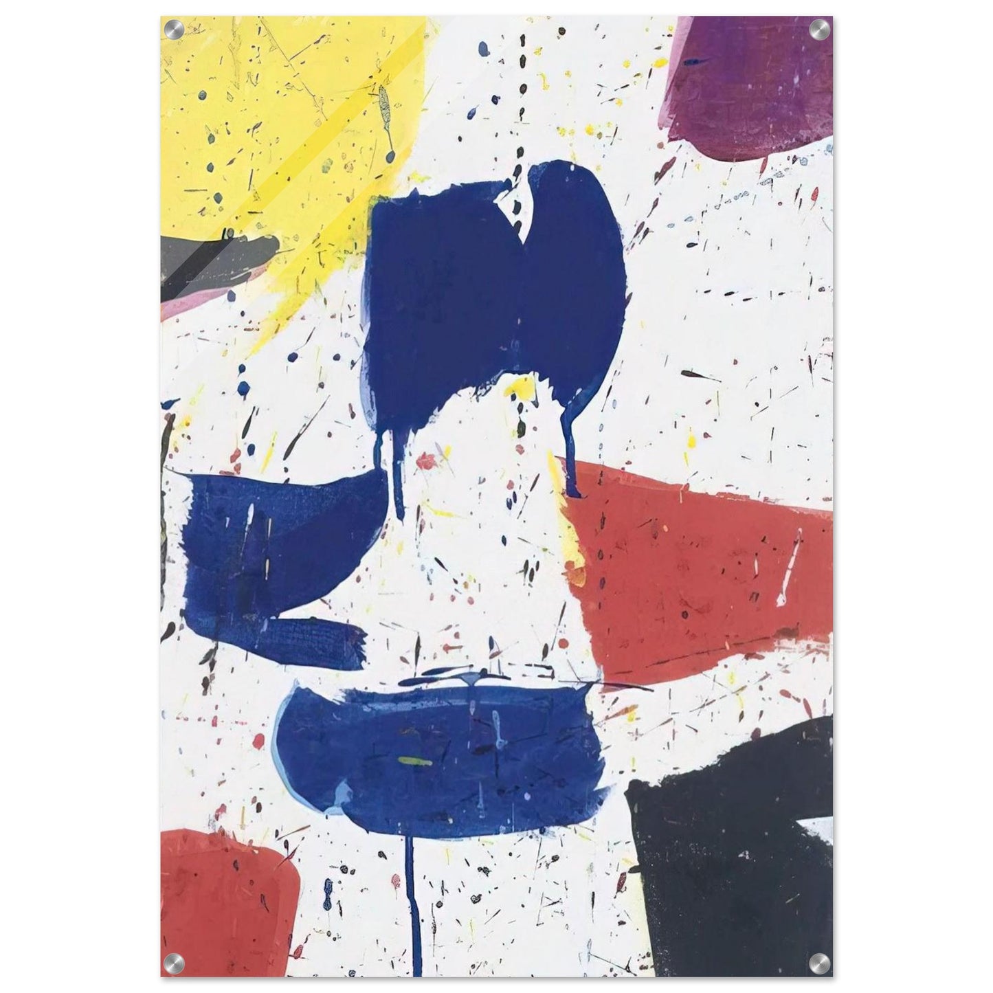 Emblem 8  1 - Sam Francis Acrylic Print - 70x100 cm / 28x40″ inches