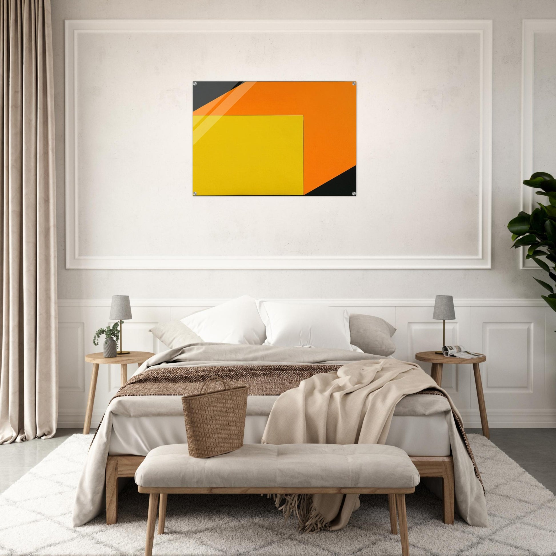 Yellow Orange - Ellsworth Kelly Acrylic Print - 70x100 cm / 28x40″ inches