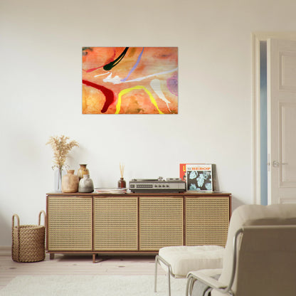 Sarah Rose - 1969 - Ronnie Landfield Brushed Aluminum Print - 70x100 cm / 28x40 inches | Ronnie Landfield Aluminum Print | Ronnie Landfield Prints