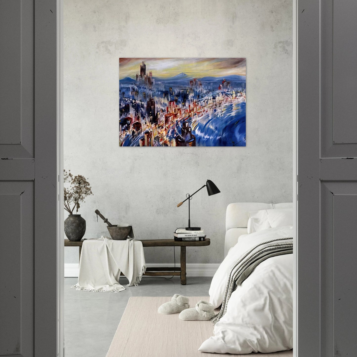Built for the Future - Konrad Zuse Brushed Aluminum Print - 70x100 cm / 28x40 inches | Konrad Zuse Aluminum Print | Konrad Zuse Prints