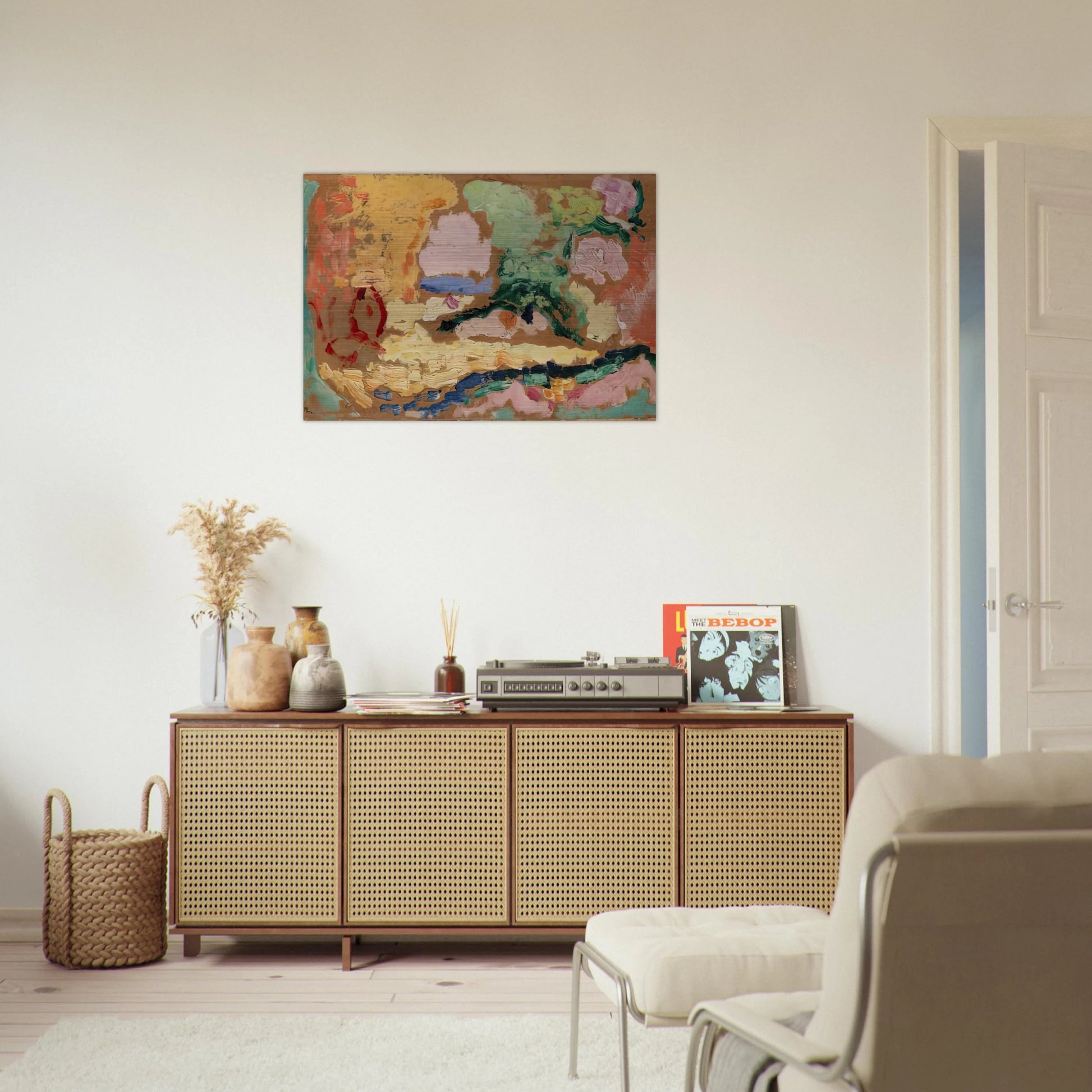 SKETCH FOR LE BONHEUR DE VIVRE 1906 - Henri Matisse Brushed Aluminum Print - 70x100 cm / 28x40 inches | Henri Matisse Aluminum Print | Henri Matisse Prints