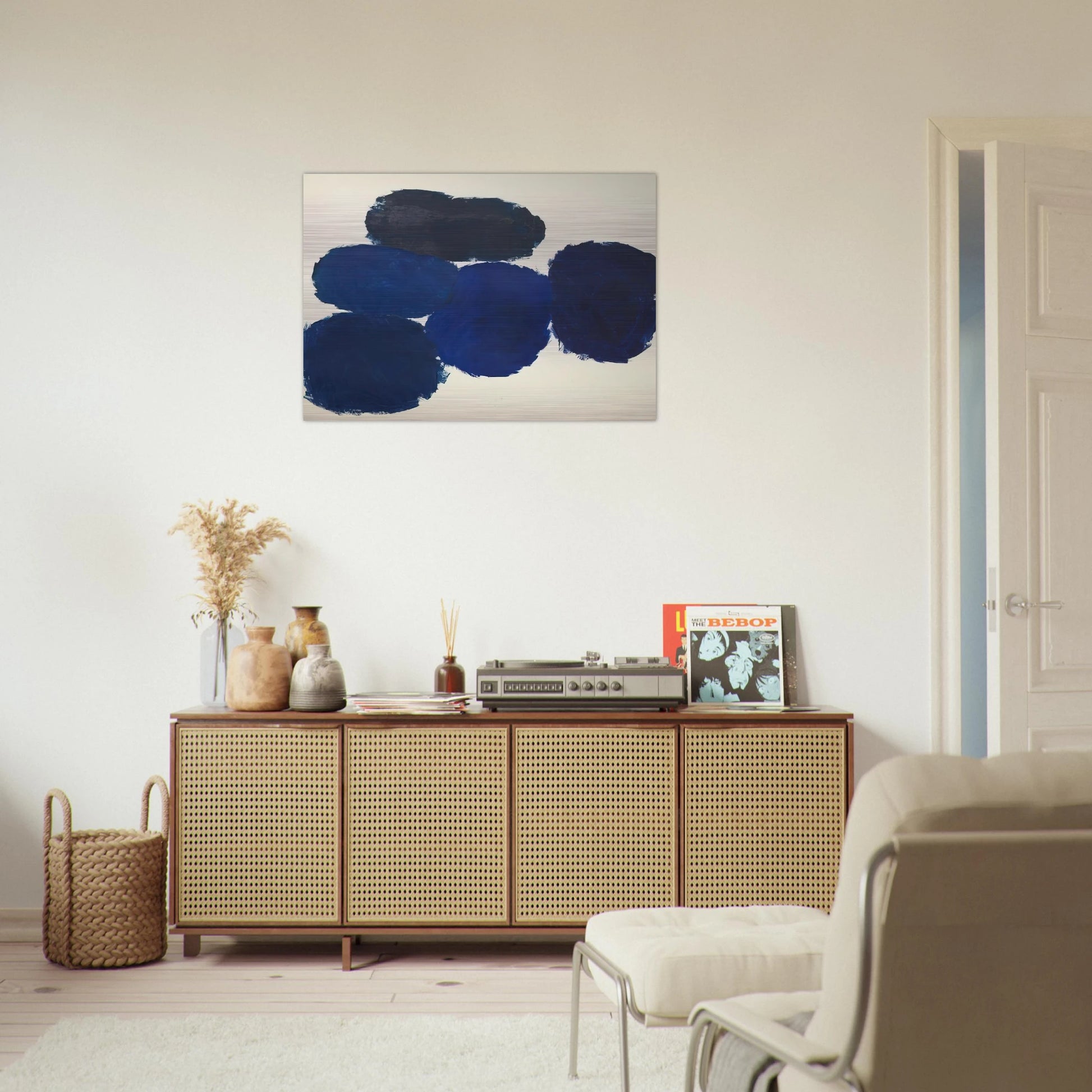 Untitled - 1959 - Ray Parker Brushed Aluminum Print - 70x100 cm / 28x40 inches | Ray Parker Aluminum Print | Ray Parker Prints