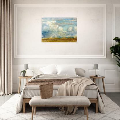 Clouds also known as Rain Clouds over Oregon Desert - Childe Hassam Acrylic Print - 70x100 cm / 28x40″ inches