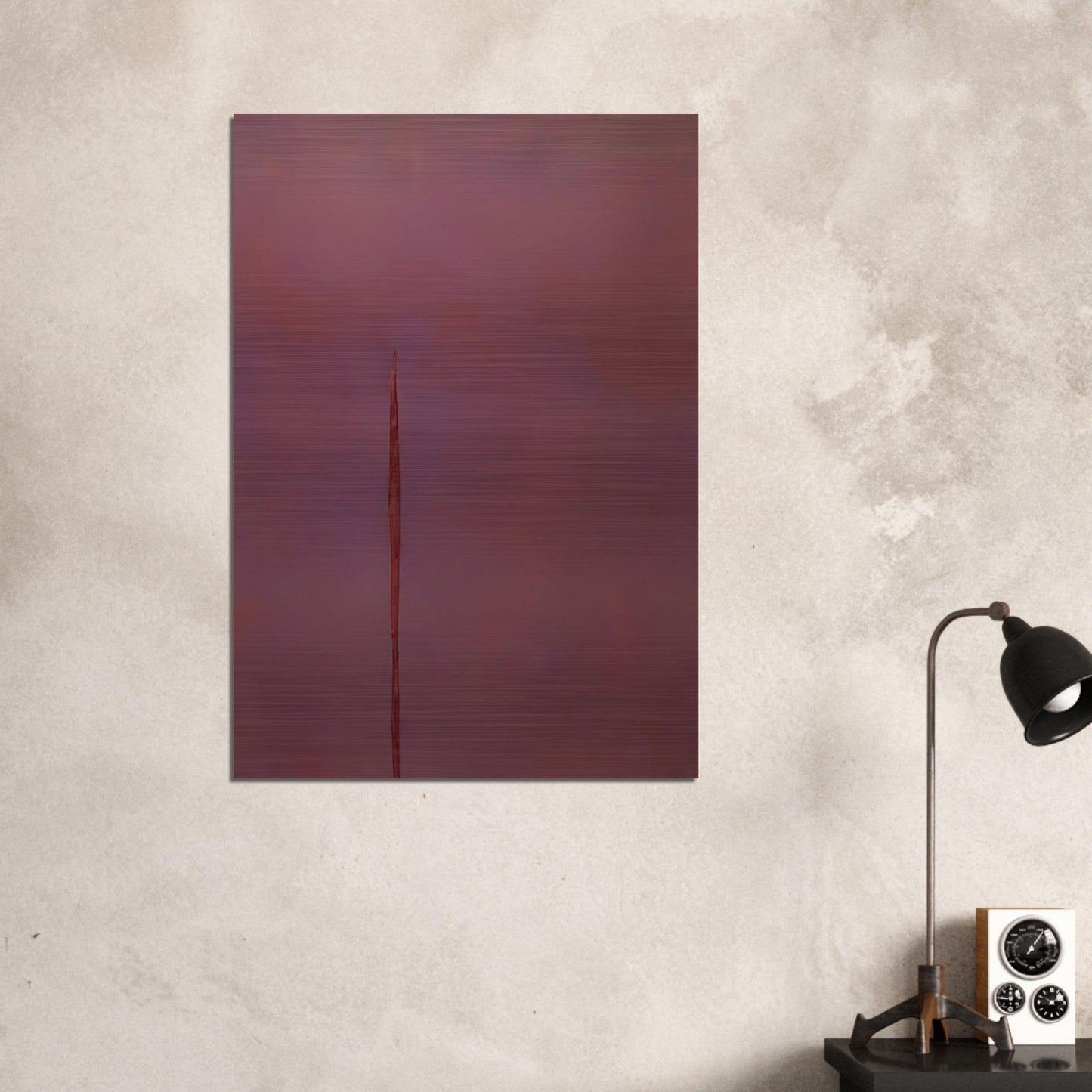 Untitled - 1971 - Theodoros Stamos Brushed Aluminum Print - 70x100 cm / 28x40 inches | Theodoros Stamos Aluminum Print | Theodoros Stamos Prints