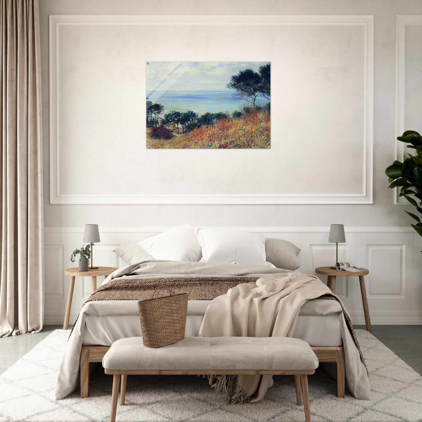 The Coast of Varengeville - claude monet Acrylic Print - 70x100 cm / 28x40″ inches