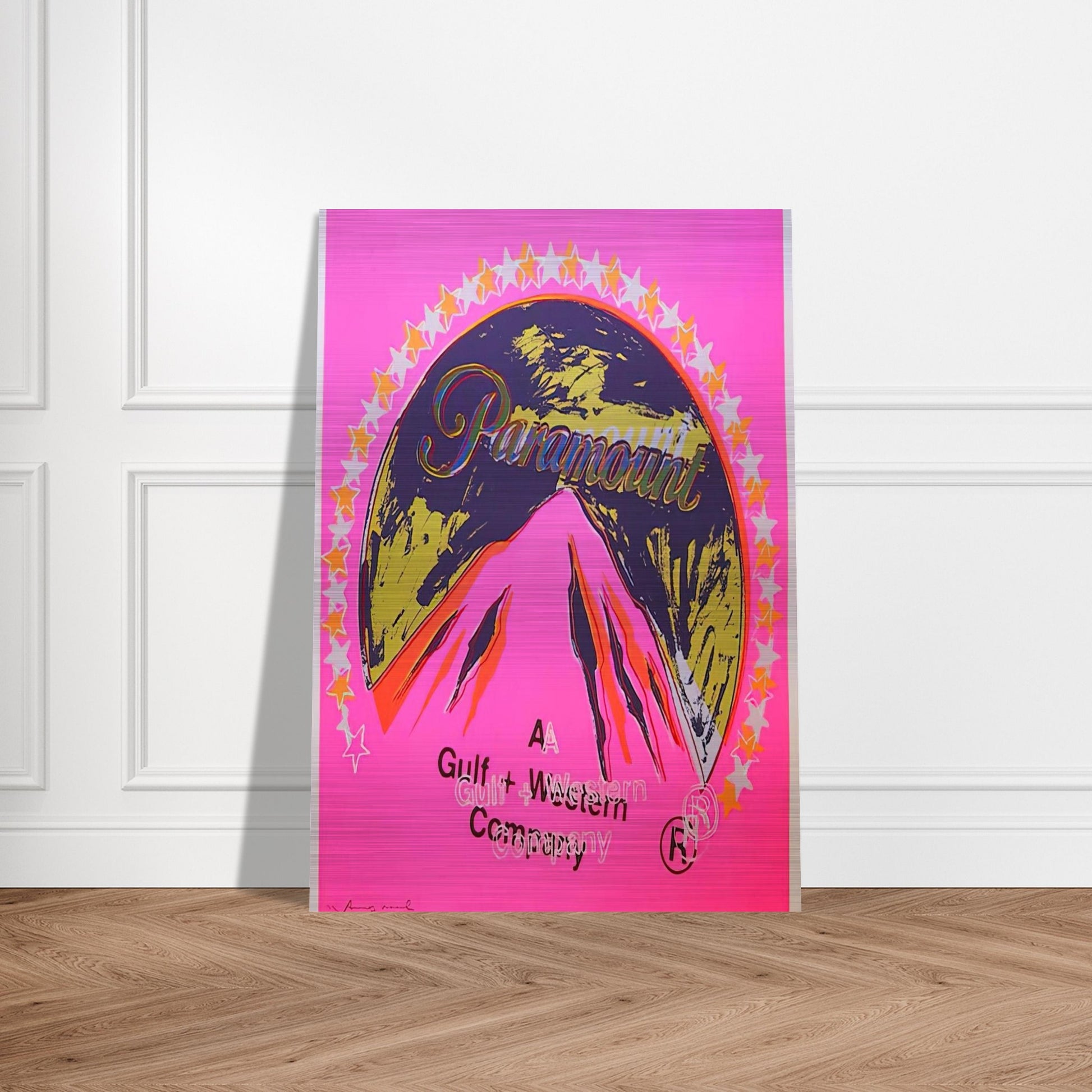 Paramount - Andy Warhol Brushed Aluminum Print - 70x100 cm / 28x40 inches | Andy Warhol Aluminum Print | Andy Warhol Prints