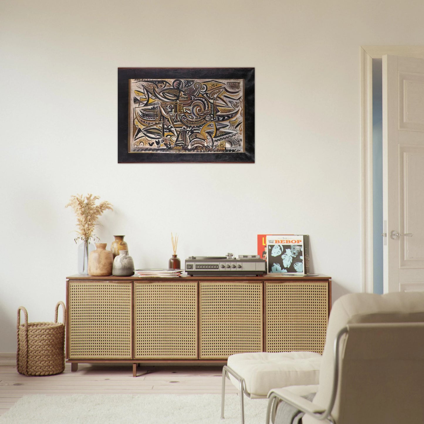 Bird in the Wind - Richard Pousette-Dart Brushed Aluminum Print - 70x100 cm / 28x40 inches | Richard Pousette-Dart Aluminum Print | Richard Pousette-Dart Prints