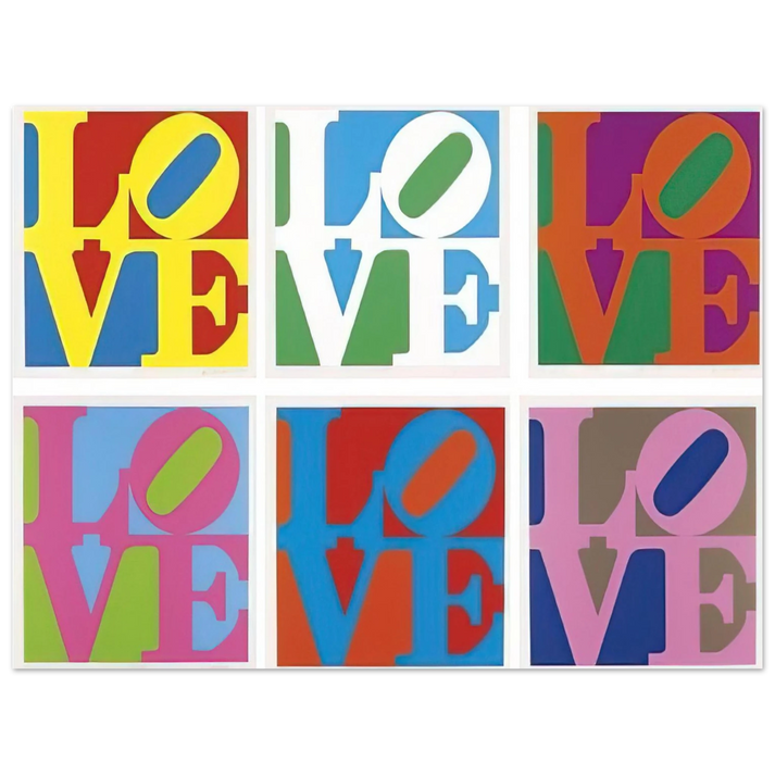 Robert Indiana - The Garden of Love  75x100 cm / 30x40inches Fine Art Poster