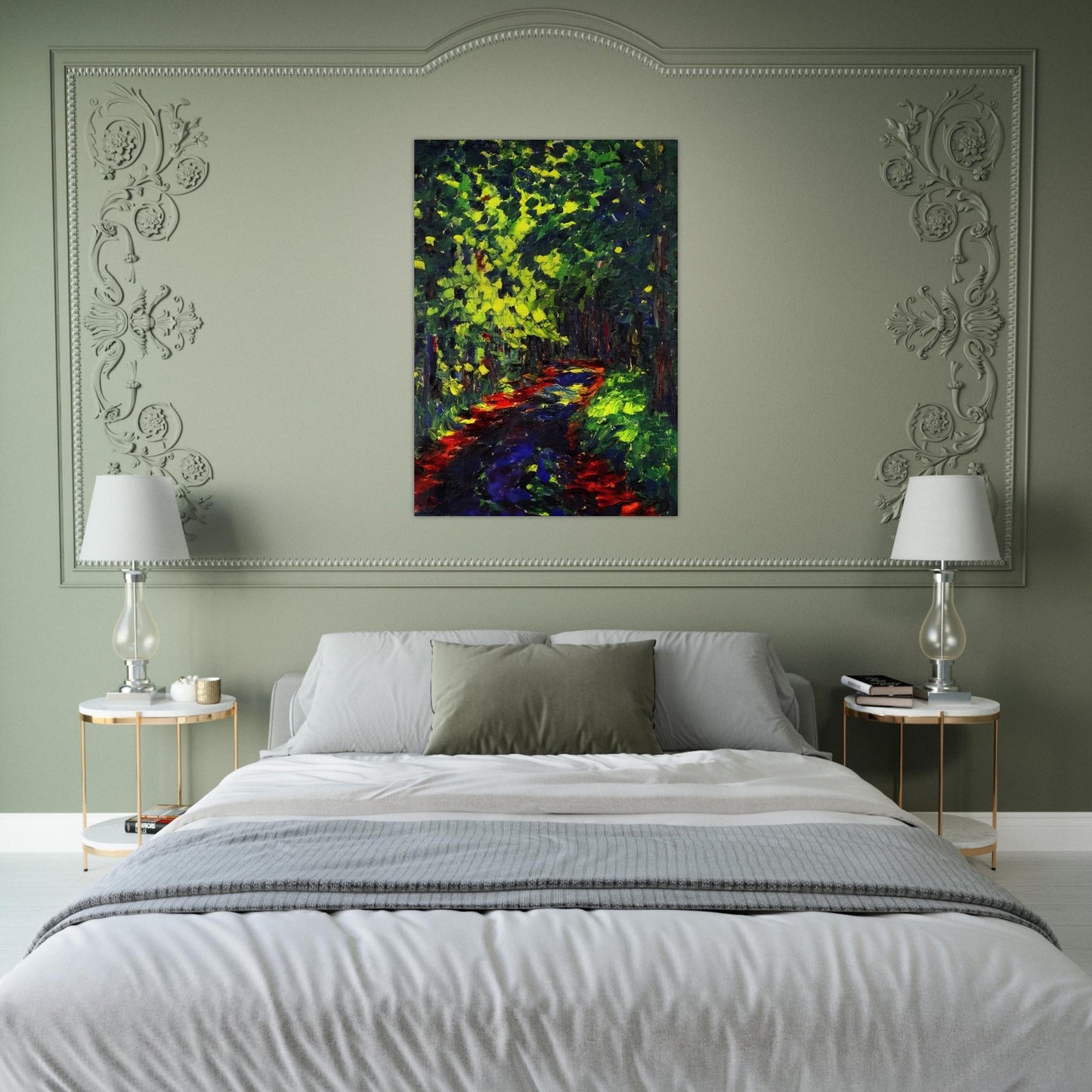 Forest Path - Emil Nolde Brushed Aluminum Print - 70x100 cm / 28x40 inches | Emil Nolde Aluminum Print | Emil Nolde Prints