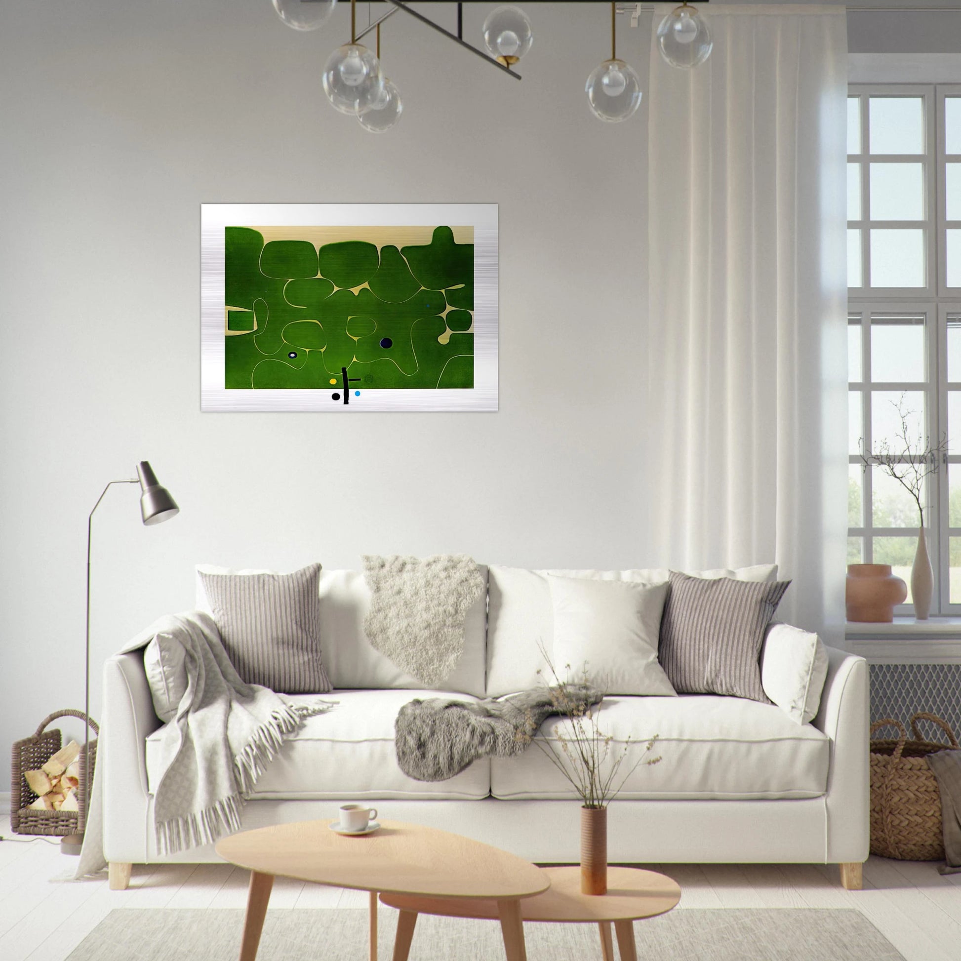 Il Labirinto della Psiche - 1986 - Victor Pasmore Brushed Aluminum Print - 70x100 cm / 28x40 inches | Victor Pasmore Aluminum Print | Victor Pasmore Prints