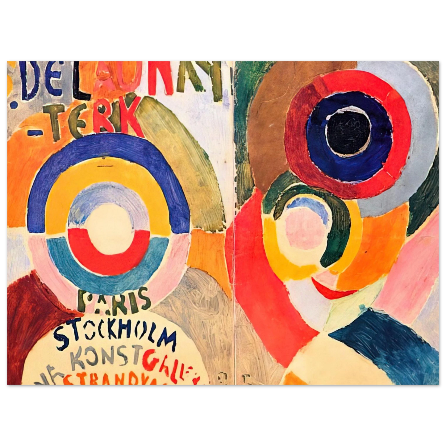 Sonia Delaunay - MODERNISM  75x100 cm / 30x40inches Fine Art Poster