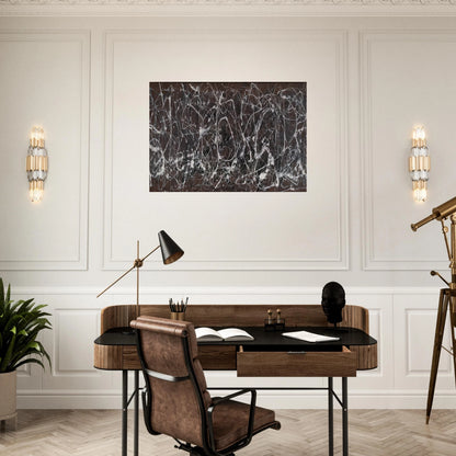 NUMBER 13A ARABESQUE 1948 - Jackson Pollock Brushed Aluminum Print - 70x100 cm / 28x40 inches | Jackson Pollock Aluminum Print | Jackson Pollock Prints