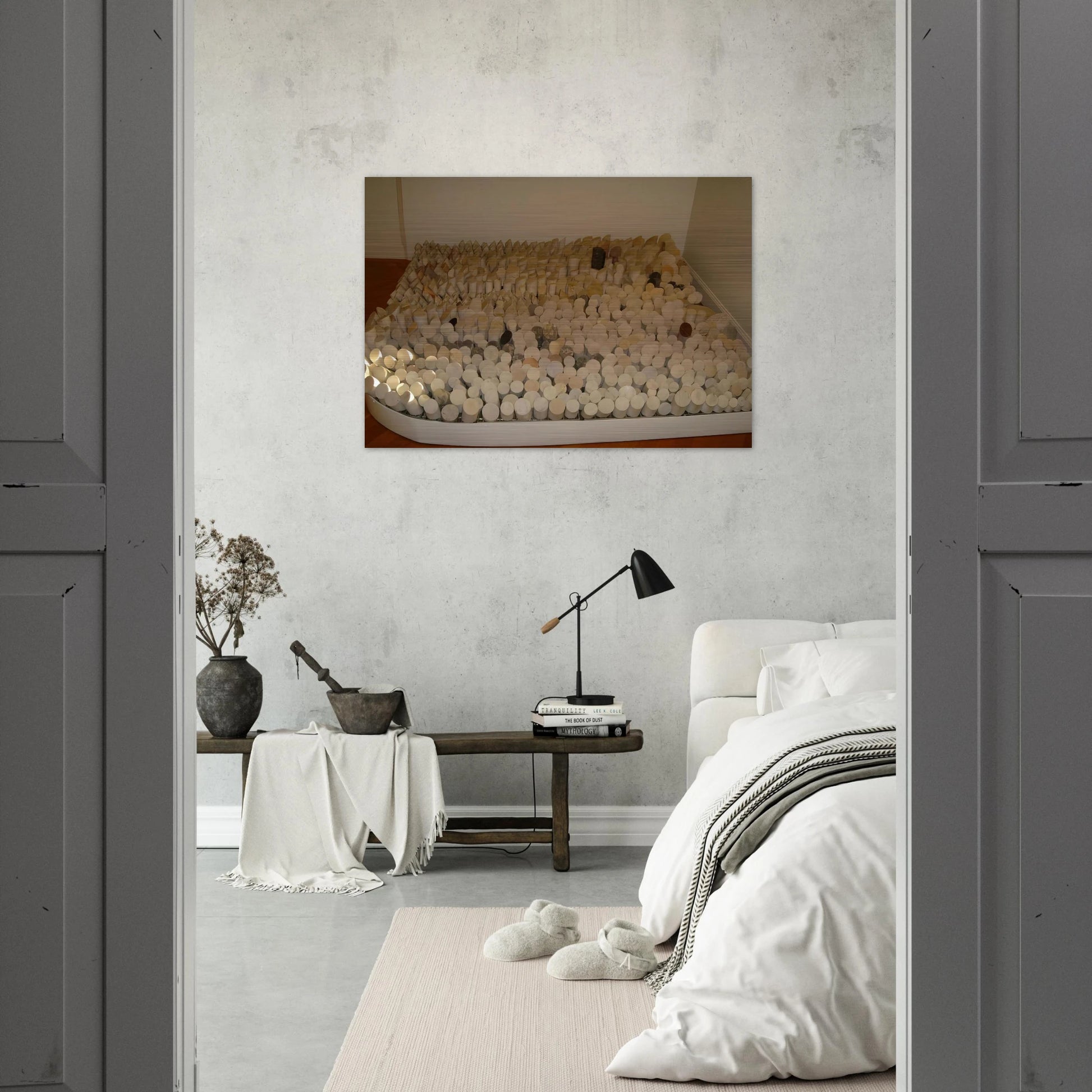 NUMBER SEVENTY TWO - Louise Bourgeois Brushed Aluminum Print - 70x100 cm / 28x40 inches | Louise Bourgeois Aluminum Print | Louise Bourgeois Prints
